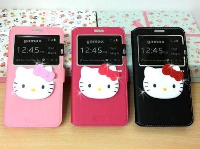 韓國kitty貓視窗皮套Sony Z3 plus Z2 HTC M9 plus 10 M10 E9 plus EYE 820手機套手機殼保護殼ZenFone 2