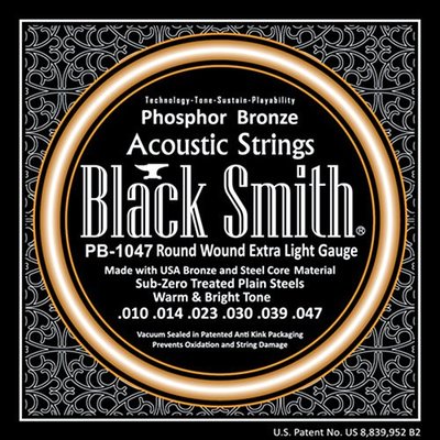 Black Smith PB-1047 磷青銅 民謠吉他弦 韓國品牌 - 【黃石樂器】