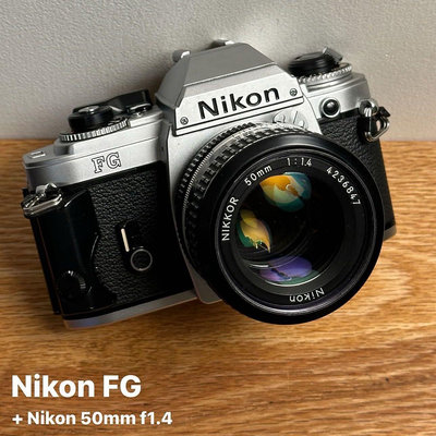 Nikon FG + Nikon 50mm f1.4 + 免運
