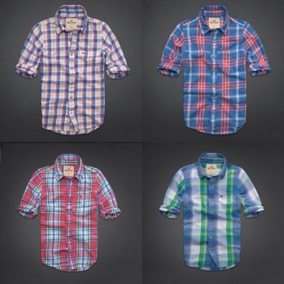 Hollister (HCO) 2013 GRANDVIEW TWILL SHIRT 長袖格紋襯衫 (6款)