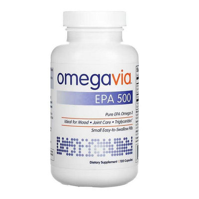 熱賣 美國Omegavia  EPA500 深海魚油  120粒--悠然坊