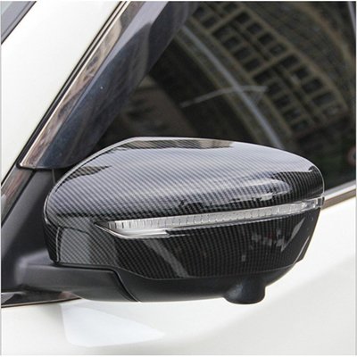 Ｍ 日產 Nissan 2015-2022年 x-trail 專用 碳纖紋 後視鏡蓋 後視鏡罩 後視鏡保護殼 防刮耐磨-概念汽車