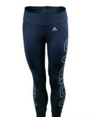 深藍色 M號 Adidas BRANDEDTIGHT緊身褲AP0043 女 健身 透氣 舒適 復古 運動 休閒 新款 流