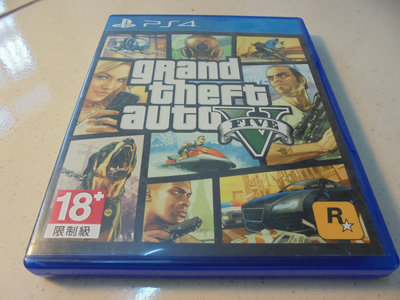PS4 俠盜獵車手5 GTA5 Grand Theft Auto V 中文版 直購價500元 桃園《蝦米小鋪》