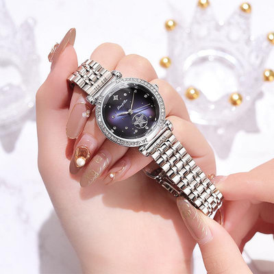 手錶 機械錶 石英錶 男錶 Longbo龍波品牌女錶手錶直播抖音熱賣款防水女士腕錶