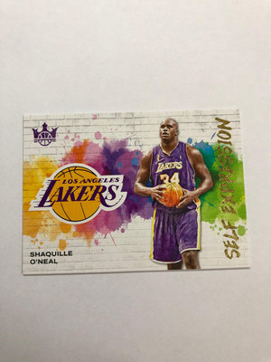 【Ｔ】Shaquille Oneal 2023-24 Court Kings Self Expression 特卡（如圖）