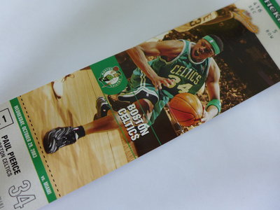 ~ Paul Pierce ~名人堂.NBA球星/皮爾斯 長型翻折 門票造型 特殊卡