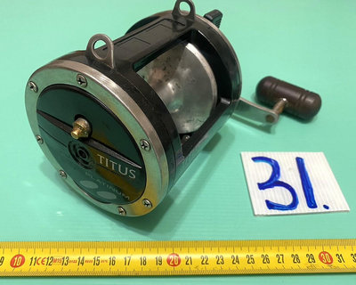 OKUMA TITUS PLATINUM 捲線器 采潔 日本二手外匯精品釣具 編號 A31