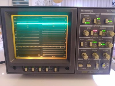 Tektronix 1735 PAL/NTSC Waveform Monitor 波形監視器