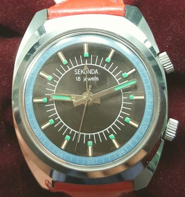 OQ精品腕錶☆響鈴錶手上鍊不含龍頭34MM全新品 機械錶瑞士錶☆