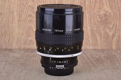 【台中品光攝影】 Nikon Nikkor AI 135mm F2 135/2 人像 定焦 大光圈 手動鏡 內建遮光罩 #23748J