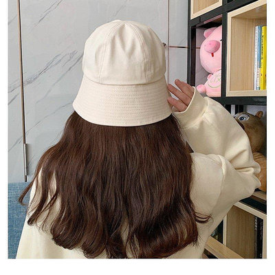 新款推薦 D146韓國潮帽子女鐘型漁夫帽日系遮陽防曬水桶帽韓國ins盆帽可開發票