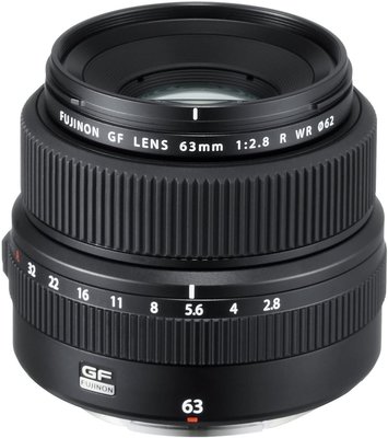 FUJIFILM GF 63mm F2.8 R WR 標準定焦鏡 中片幅 GFX系列《富士G卡口》WW