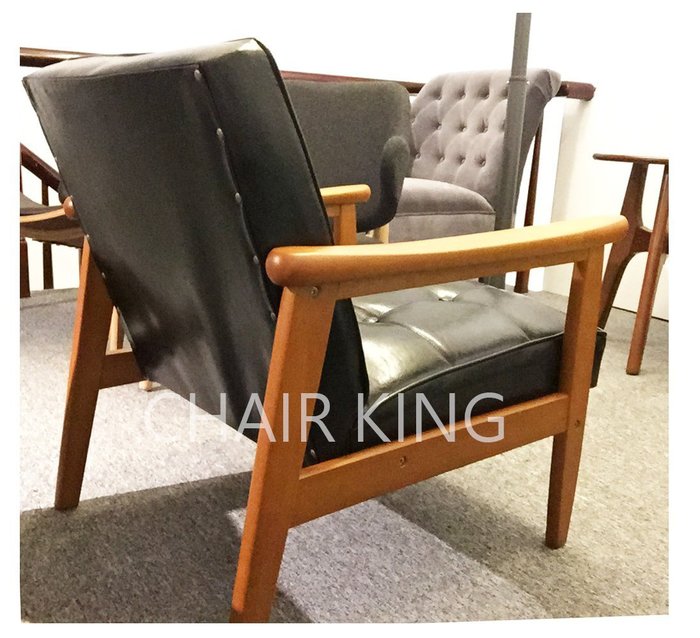 [ 椅子王 ]---復古K Chair單人沙發
