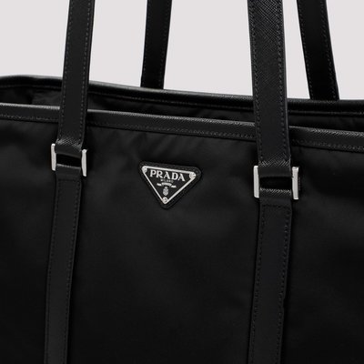 Prada 經典 尼龍 三角ＬＯＧＯ 黑色 托特包 手提包 旅行袋 行李袋 健身包 衣物袋 購物袋 出國 出差 旅行包