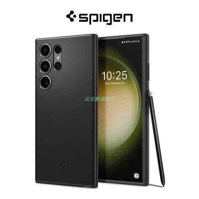 三星s23手機殼Spigen Galaxy S23 Ultra Case Thin Fit 三星外殼升級保護全方位超薄覆蓋
