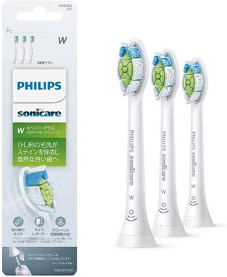 【日本代購】Philips 飛利浦 電動牙刷 替換刷頭 常規型 HX6063/67 (3個)