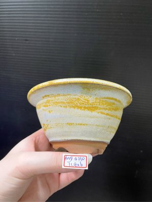 【台灣盆鉢】 正成 盆  手工陶盆 釉盆 -A157