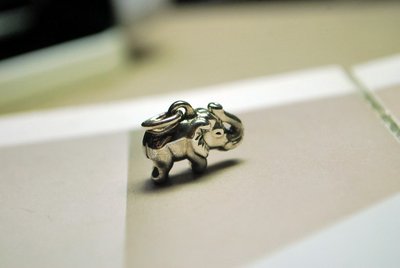 象泰泰 ❖  復古大象造型 純銀墬飾 925純銀飾品 TSI00227賣場還有耳環 項鍊 手鍊Baby彌月禮純銀飾