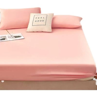 2021年新款純色床罩床墊席夢思保護罩簡約全棉水洗棉防滑單件床笠#床笠 #床簍 #床單 #被套