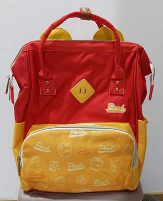 小熊維尼 WINNIE THE POOH 後背包 手提包 手拿包 媽媽包 書包 運動包 紅黃 蜂蜜 迪士尼 DISNEY