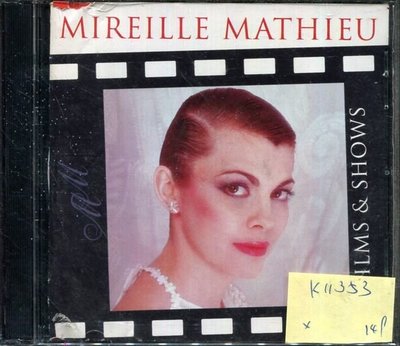 *真音樂* MIREILLE MATHIEU / FILM & SHOWS 二手 K11353 (封底破)(下標賣1)