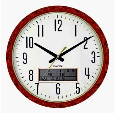 [時間達人] WIN TIME液晶顯示時尚居家萬年曆掛鐘WT-886