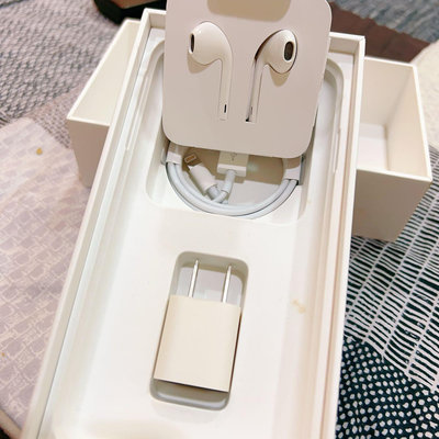 原廠Apple iPhone豆腐頭 充電線 耳機 三件組 配件 星鑽小舖