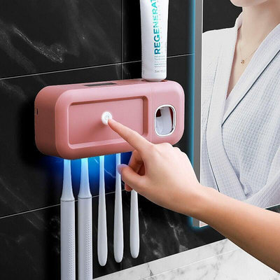 牙刷架 牙刷架智能牙刷免打孔壁掛自動擠牙膏器