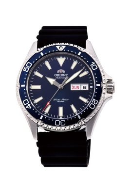 【時間光廊】ORIENT 東方錶 藍水鬼 藍寶石水晶鏡面 自動上鏈 機械錶 潛水錶 公司貨 RA-AA0006L