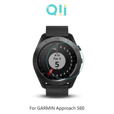 台灣出貨 現貨 Qii GARMIN Approach S60 玻璃貼 兩片裝 手錶保護貼 現貨 手錶玻璃貼