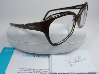 信義計劃 眼鏡 全新真品 EMILIO PUCCI 彈簧膠框 超越 維多利亞貝克漢 Frency & Mercury