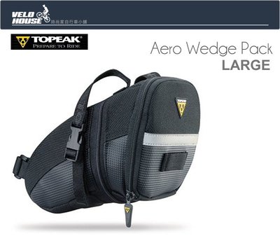 【飛輪單車】TOPEAK TC2262B Aero Wedge Pack綁帶式座墊包(大)[36800618]