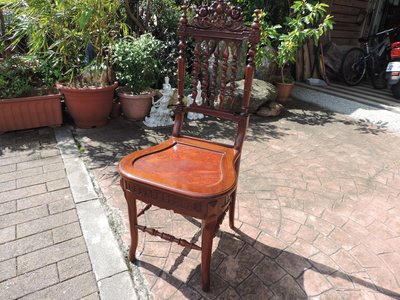 丁香之家----老件法式鑲樹瘤越南黃花梨木椅