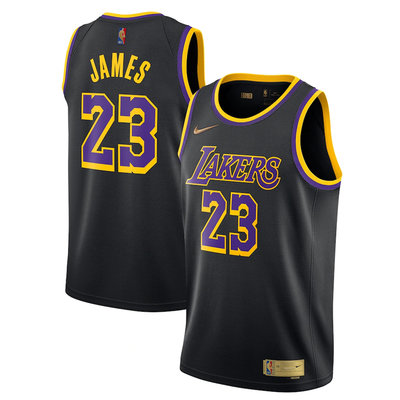 【現貨優惠】Nike LeBron James 湖人 Earned Edition 獎勵版 球衣