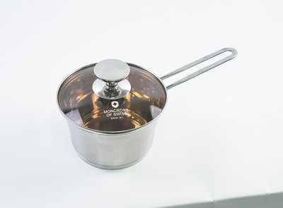 《玖隆蕭松和 挖寶網R》A倉 金屬 MONCROSS OF SWISS 雙耳湯鍋 單柄鍋 蓋鍋 燉鍋 鍋具 重約 0.7kg (14233)