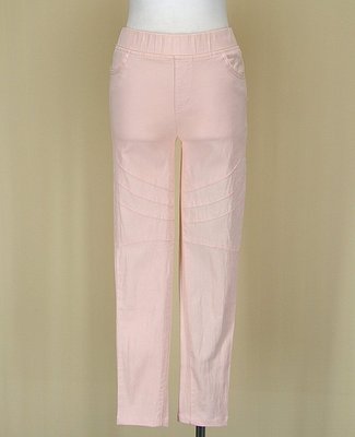 粉紅棉質內搭褲緊身褲鉛筆褲M號(64218)
