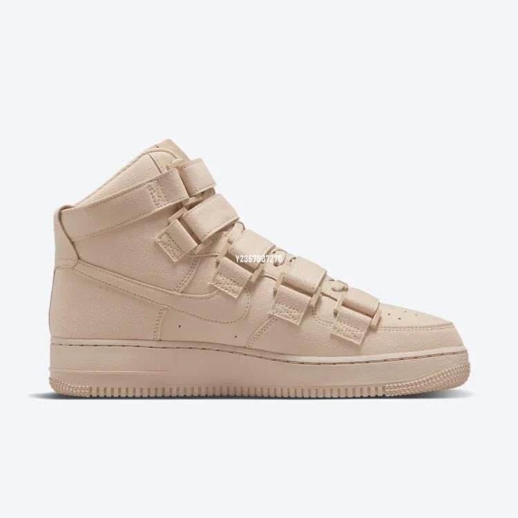 Billie Eilish x Nike Air Force 1 High 奶茶色滑板鞋DM7926-200 男女