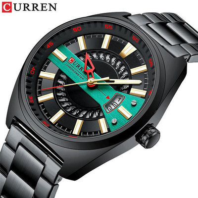 CURREN卡瑞恩新款8403男表時尚防水男表鋼帶日曆石英表手錶