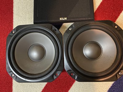 KLH 8吋中低音喇叭 單體ㄧ對 自取價