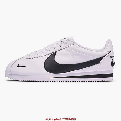 Nike Classic Cortez Premium White Black 白 黑 小勾 807480-10鞋[飛凡男鞋]