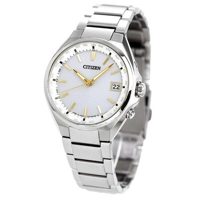 預購 CITIZEN CB1120-50P 星辰錶 38mm ATTESA 光動能 電波 銀白色面盤 鈦金屬錶帶 男錶