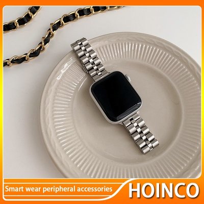 Apple watch 細款不鏽鋼 金屬錶帶 iwatch7/6/SE/5代 蘋果手錶錶帶 41/44/45mm