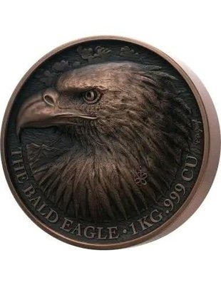 售8500元~美國老鷹1公斤銅幣~限量2022枚，銅幣非銀幣，錢幣，銅幣，收藏錢幣，錢幣，幣~美國老鷹一公斤銅幣~非金幣