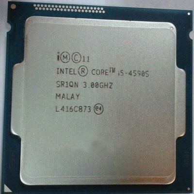 【含稅】Intel Core i5-4590S 3.0G 四核四線 65W 1150 正式散片CPU 一年保 內建HD