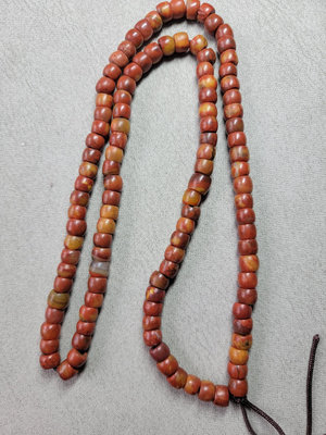 【二手】戰國紅瑪瑙珠子24549古玩 收藏 古董