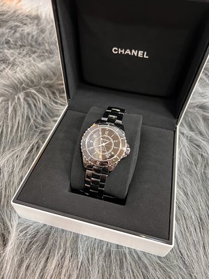 CHANEL J12 38MM 黑色 陶瓷 黑陶 透背  錶帶 防刮 運動 機械錶