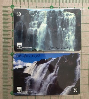 【卡庫】【風景/瀑布】巴西1999年，里約內格羅和柯倫巴瀑布 KBR0071