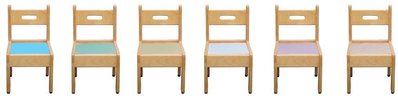 【二代彩色樺木椅x2】幼稚園、托兒所、幼兒園、課桌椅、椅子、桌子