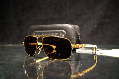 克羅心Chrome Hearts moorehead sunglasses 12KGF限定款  墨鏡 蔡司鏡片 太陽眼鏡